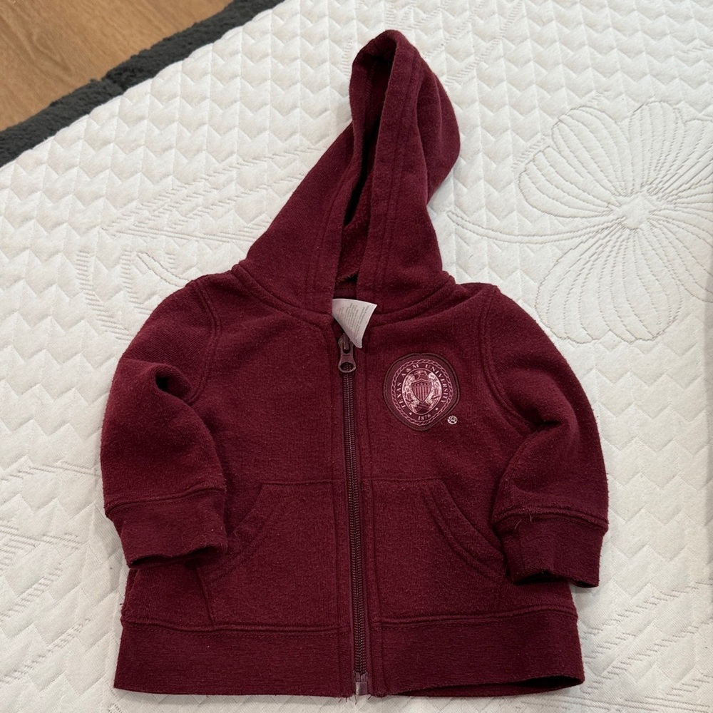 Cozy Texas A&M Maroon Baby Hoodie